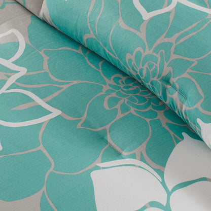 Madison Park Printed Cotton Sateen Comforter Set