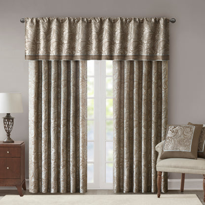 Madison Park Jacquard Window Valance