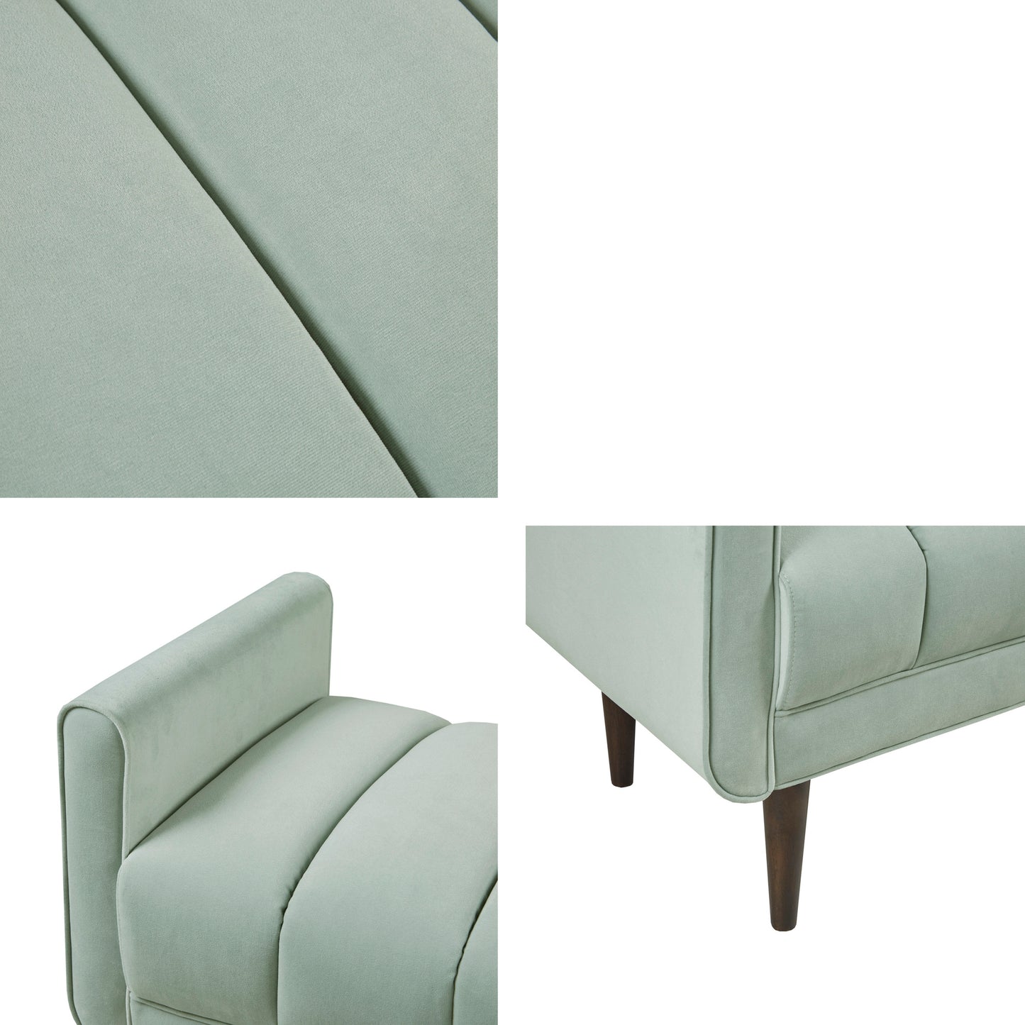 Madison Park Upholstered Modern Accent Bench