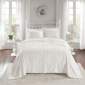 Sabrina 3 piece Tufted Cotton  bedspread  set
