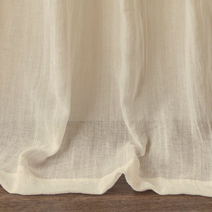 Madison Park Solid Crushed Curtain Panel Pair