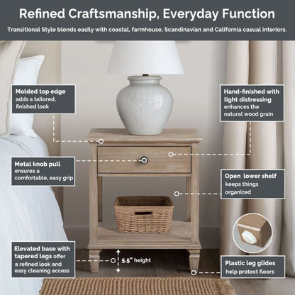 Victoria Bedside Table