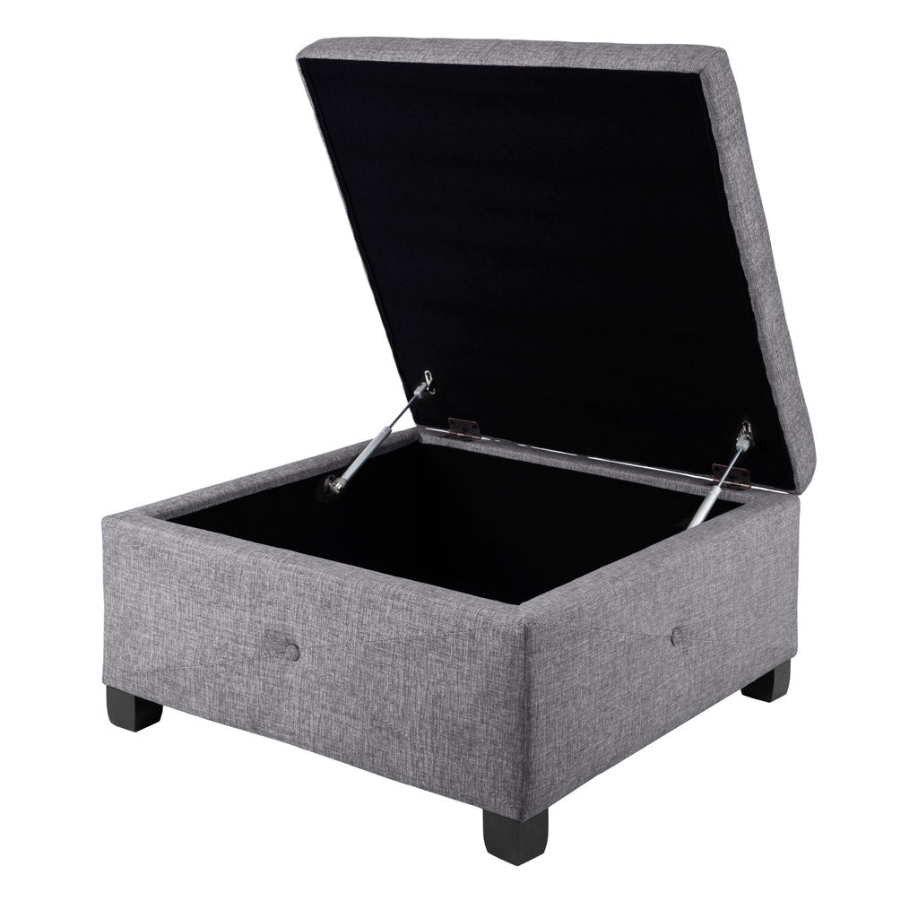 Madison Park Soft Close Storage Ottoman