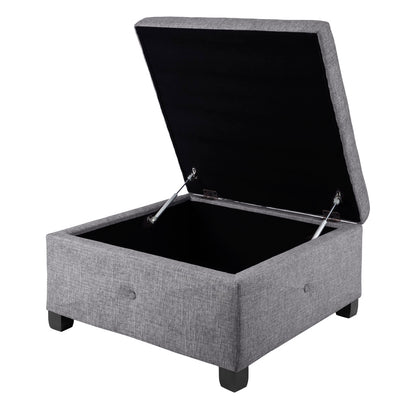 Madison Park Soft Close Storage Ottoman