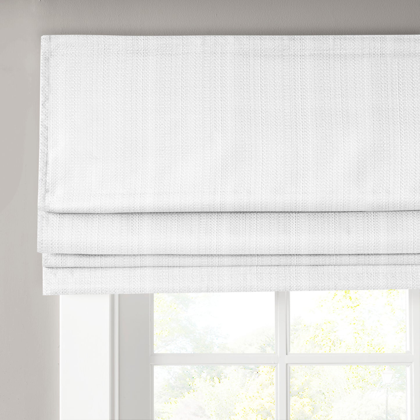 Madison Park Basketweave Room Darkening Cordless Roman Shade