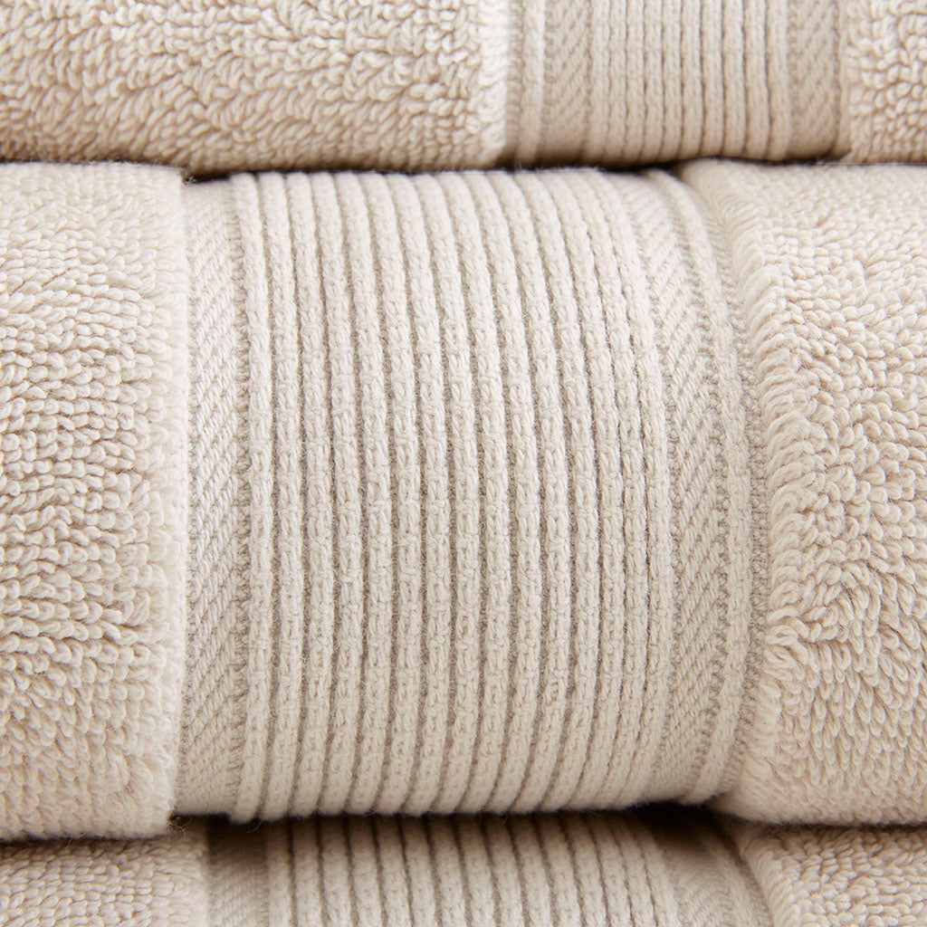 Madison Park Signature 100% Cotton 8 Piece Antimicrobial Towel Set