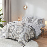 Serenity 9-Piece Comforter Set with Cotton Bed Sheets