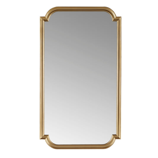 Madison Park Gold Scalloped Wood Wall Mirror