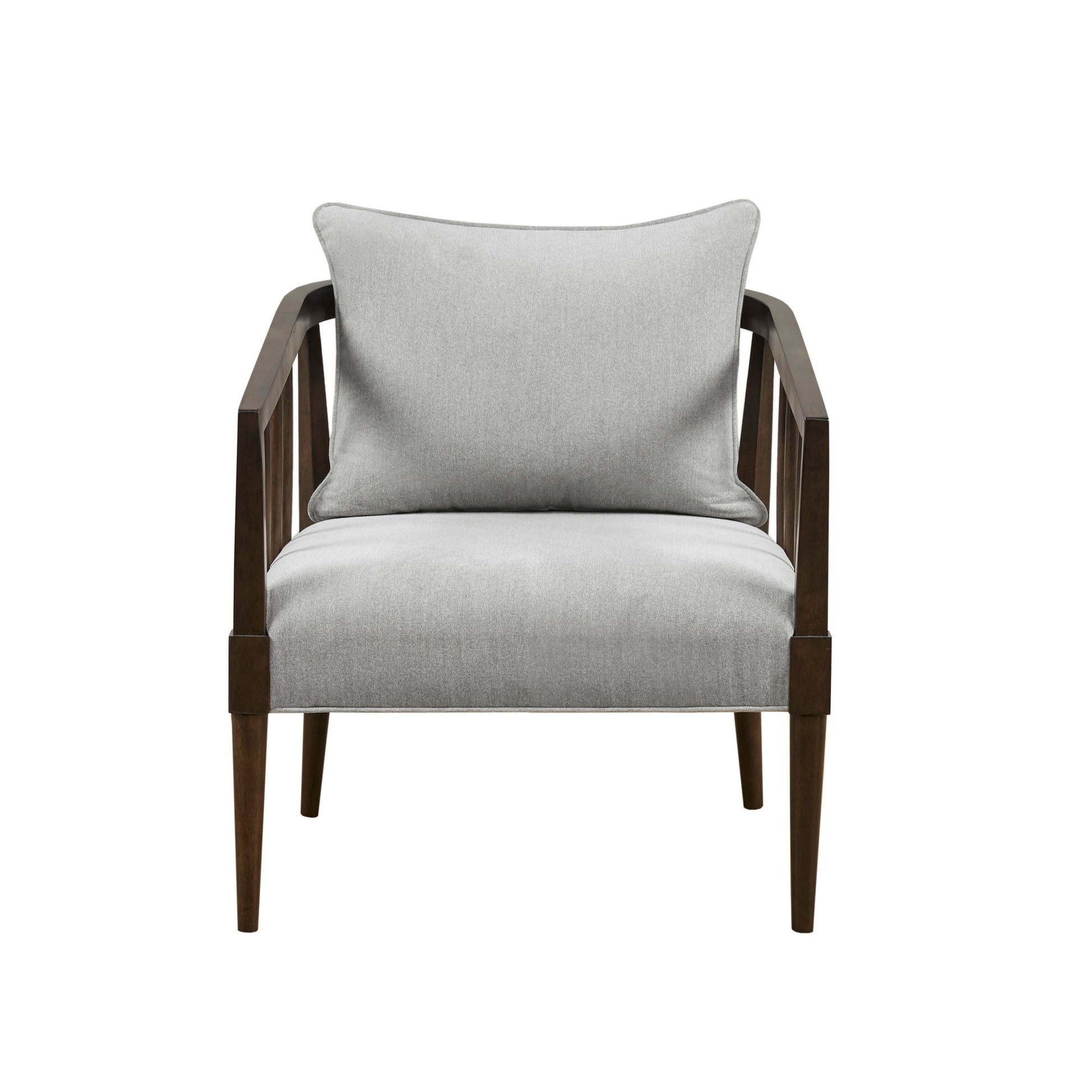 Madison Park Spindle Accent Armchair with Removable Back Pillow