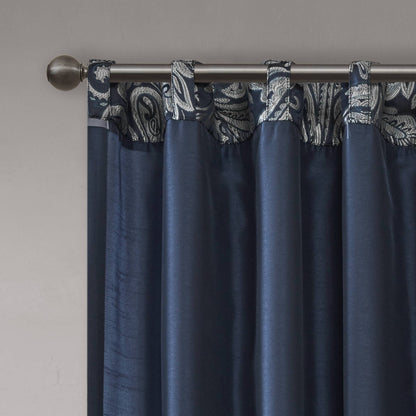 Madison Park Jacquard Curtain Panel Pair