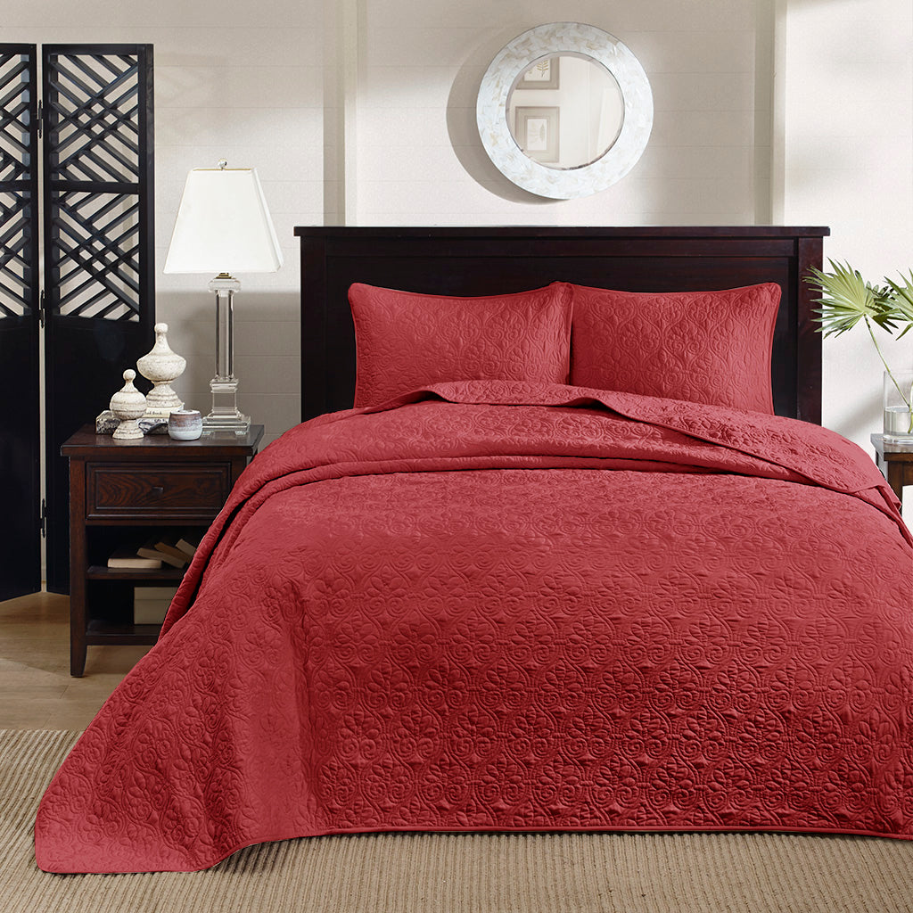 Madison Park 3 Piece Reversible Bedspread Set