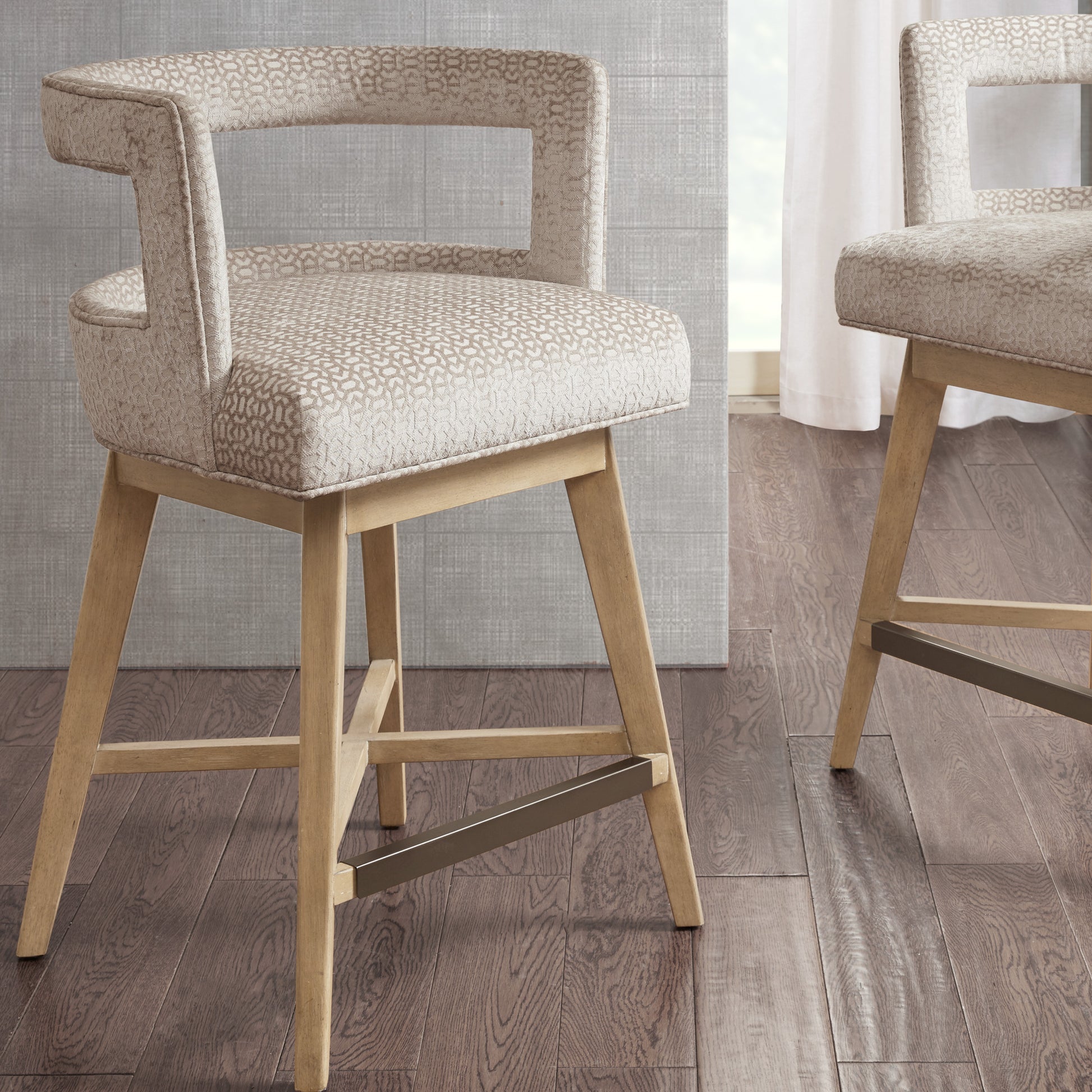 Madison Park Swivel Counter Stool
