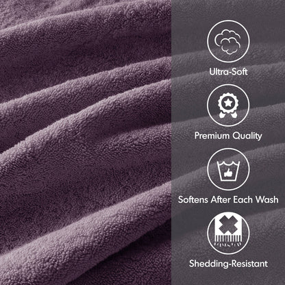 Madison Park Signature 800GSM Ultra-Soft 100% Cotton Absorbent Towel Set