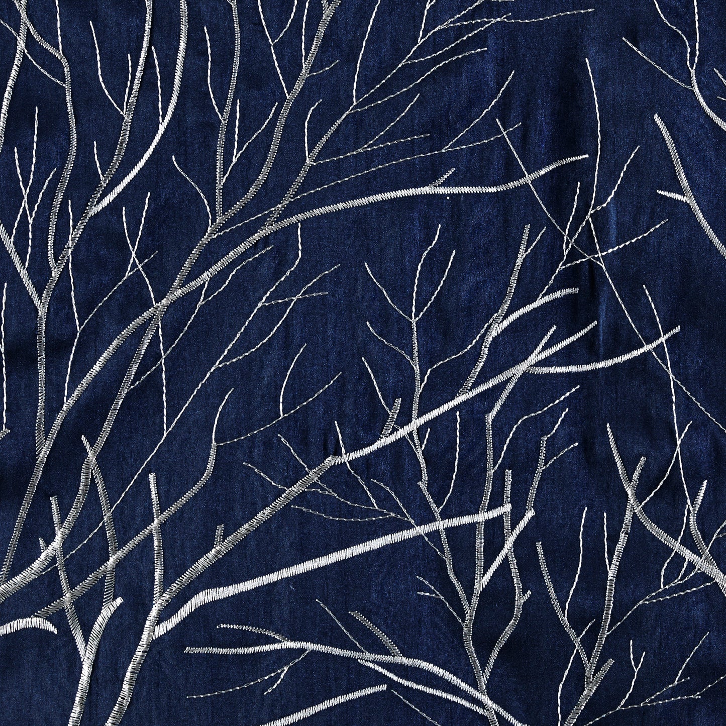 Madison Park Faux Silk Embroidered Window Valance