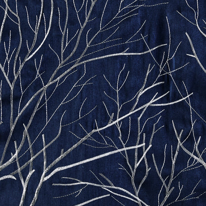 Madison Park Faux Silk Embroidered Window Valance