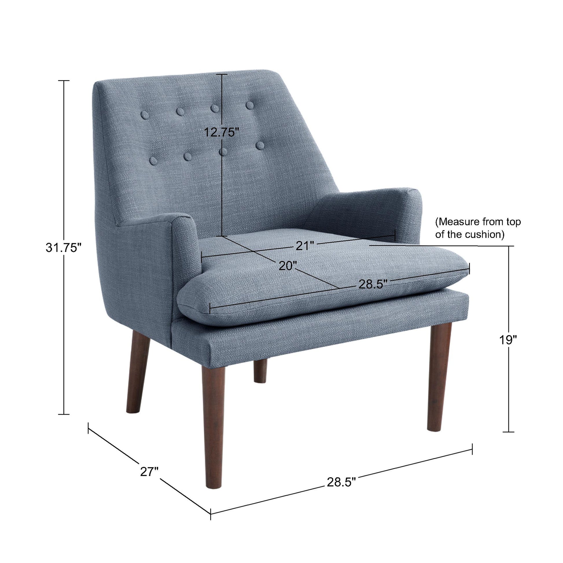 Madison Park Mid-Century Accent Chair