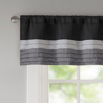 Madison Park Polyoni Pintuck Window Valance