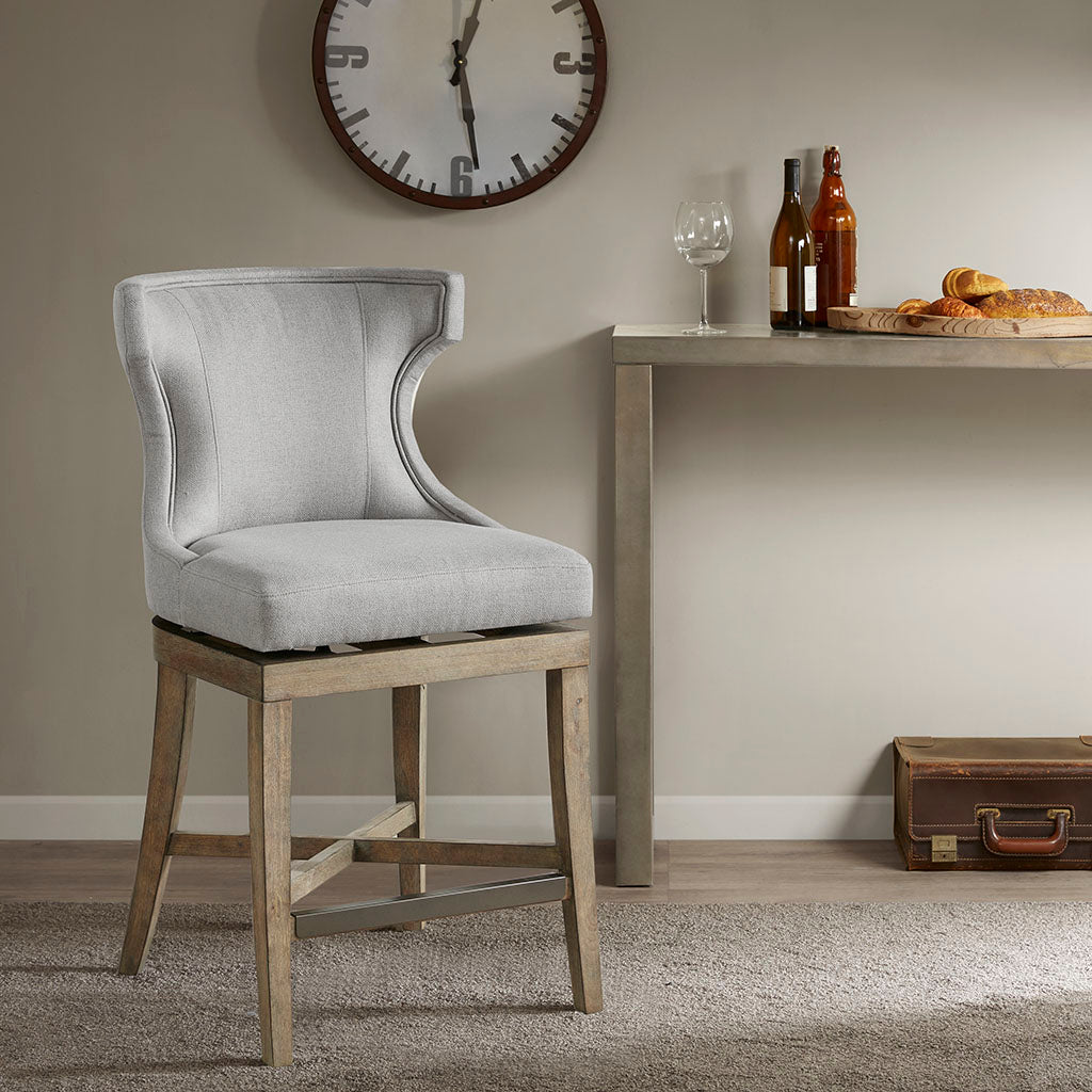 Madison Park Counter Stool with Swivel Seat