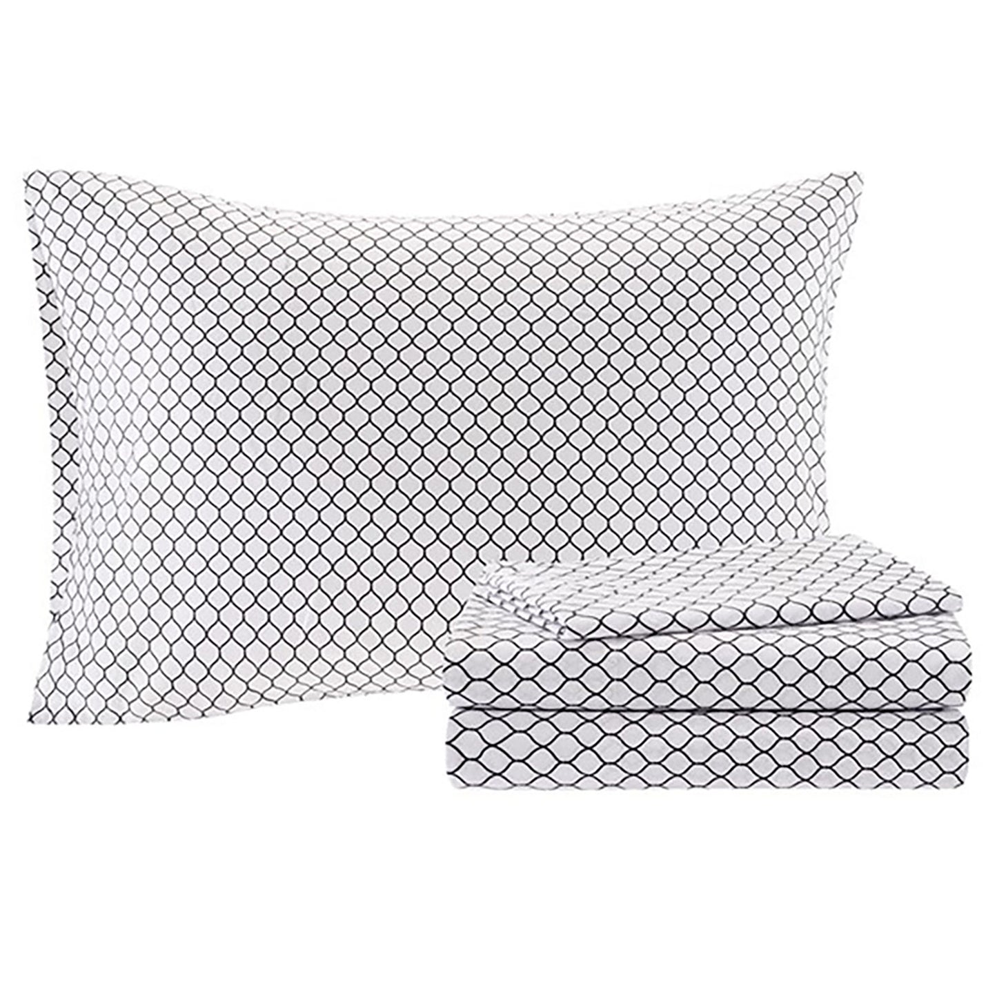 Madison Park Essentials 7 Piece Comforter Set with Cotton Bed Sheets