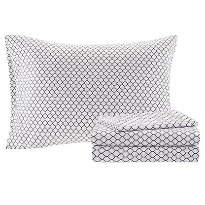 Madison Park Essentials 7 Piece Comforter Set with Cotton Bed Sheets