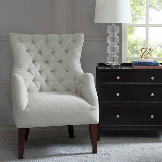 Madison Park Button Tufted Wing Chair
