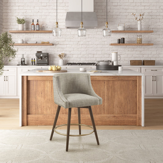 Madison Park Swivel Counter Stool
