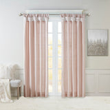 🎁 Emilia Twist Tab Lined Window Curtain Panel (100% off)