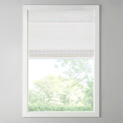 Madison Park Bamboo Light Filtering Roman Shade 64"L