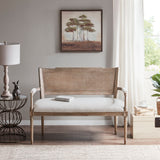 Willshire Rattan Shield-Back Settee