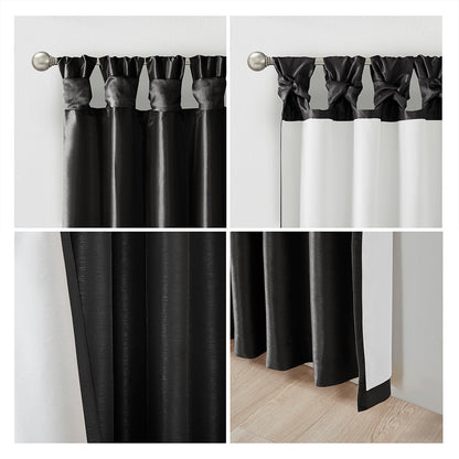 Madison Park Twist Tab Total Blackout Window Curtain Panel