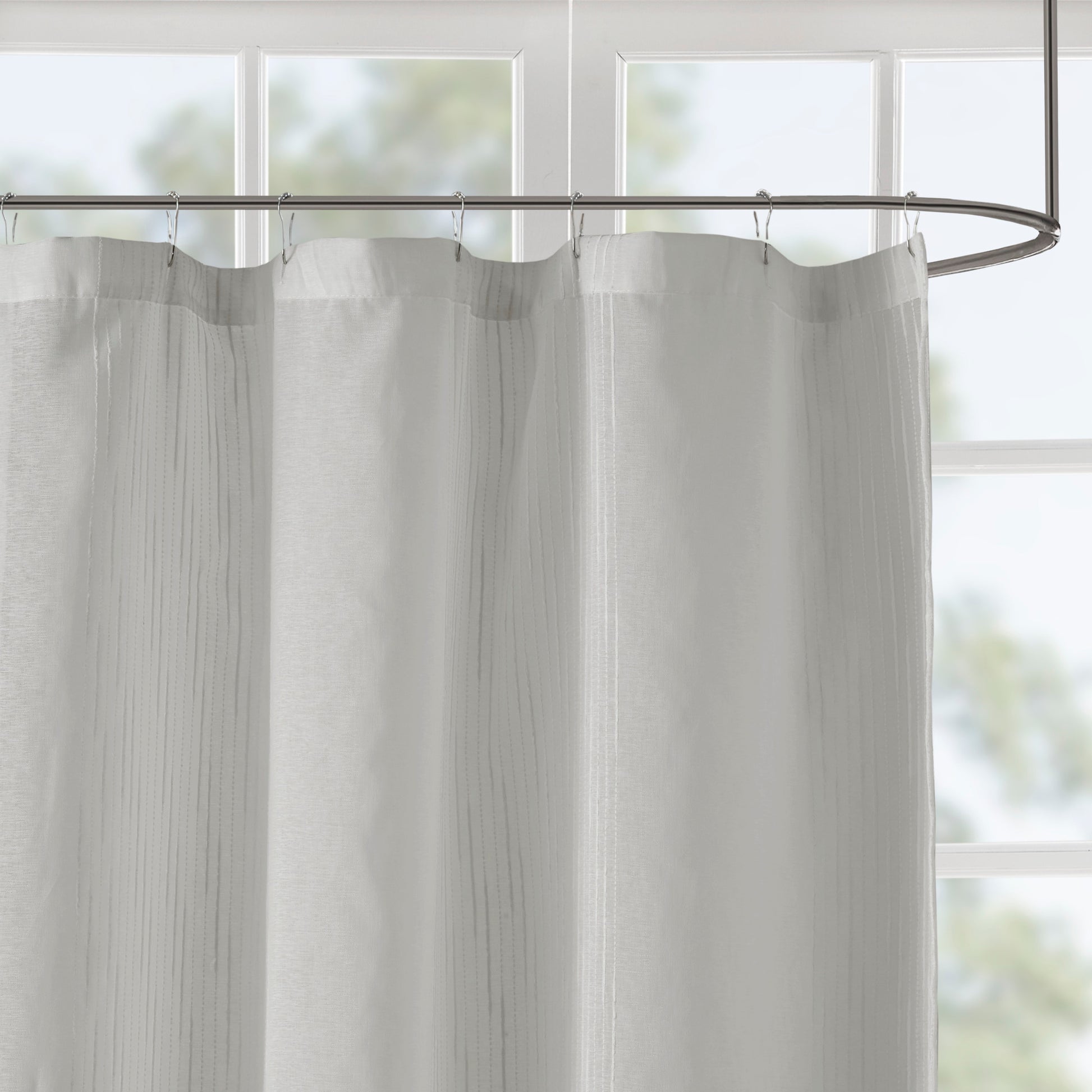 Madison Park Sheer Shower Curtain