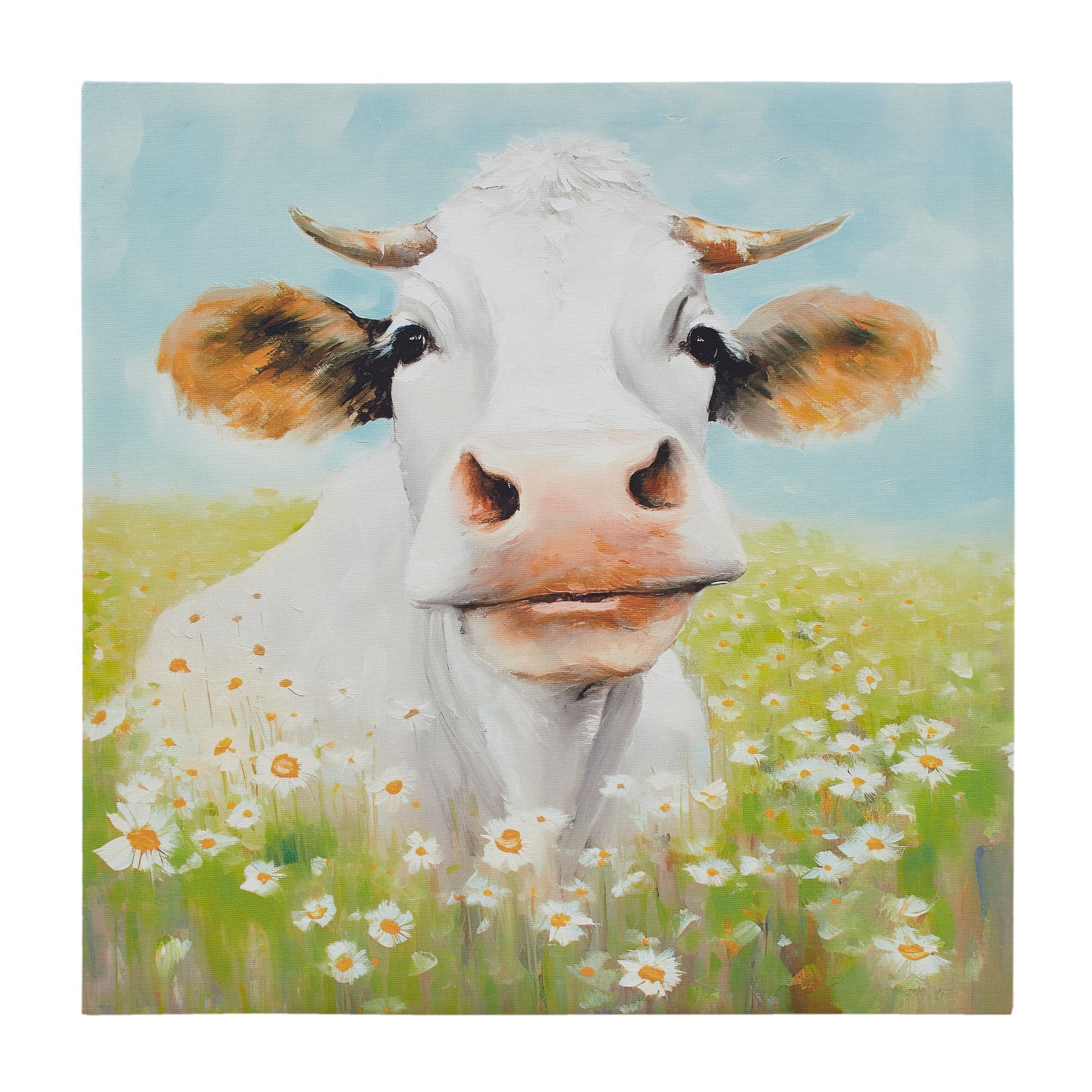 Madison Park Cow Canvas Wall Art