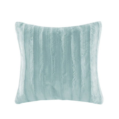 Madison Park Faux Fur Squre Pillow