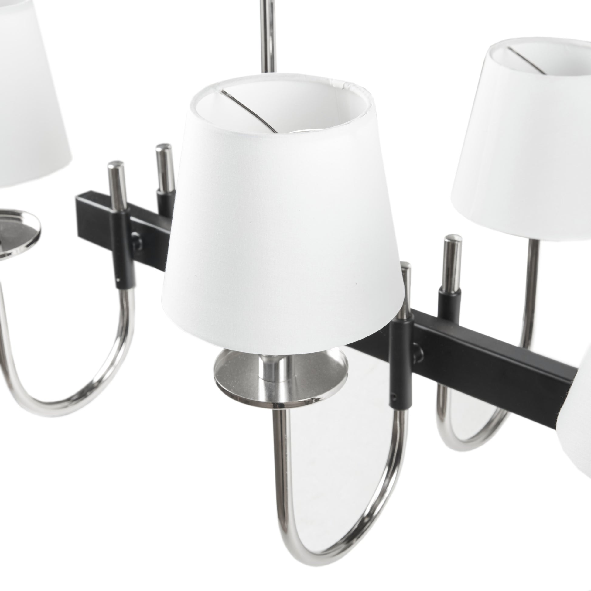 Hampton Hill 8-Light Traditional Chandelier with Drum Shades