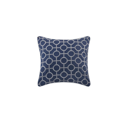 Madison Park 4 Piece Jacquard Quilt Set with Throw Pillow