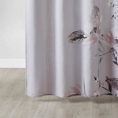 Madison Park Floral Printed Cotton Shower Curtain