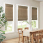 Madison Park Bamboo Light Filtering Roman Shade 64"L