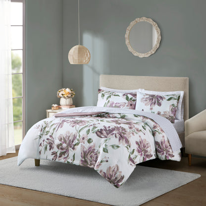 Madison Park Essentials Floral Comforter Set with Bed Sheets