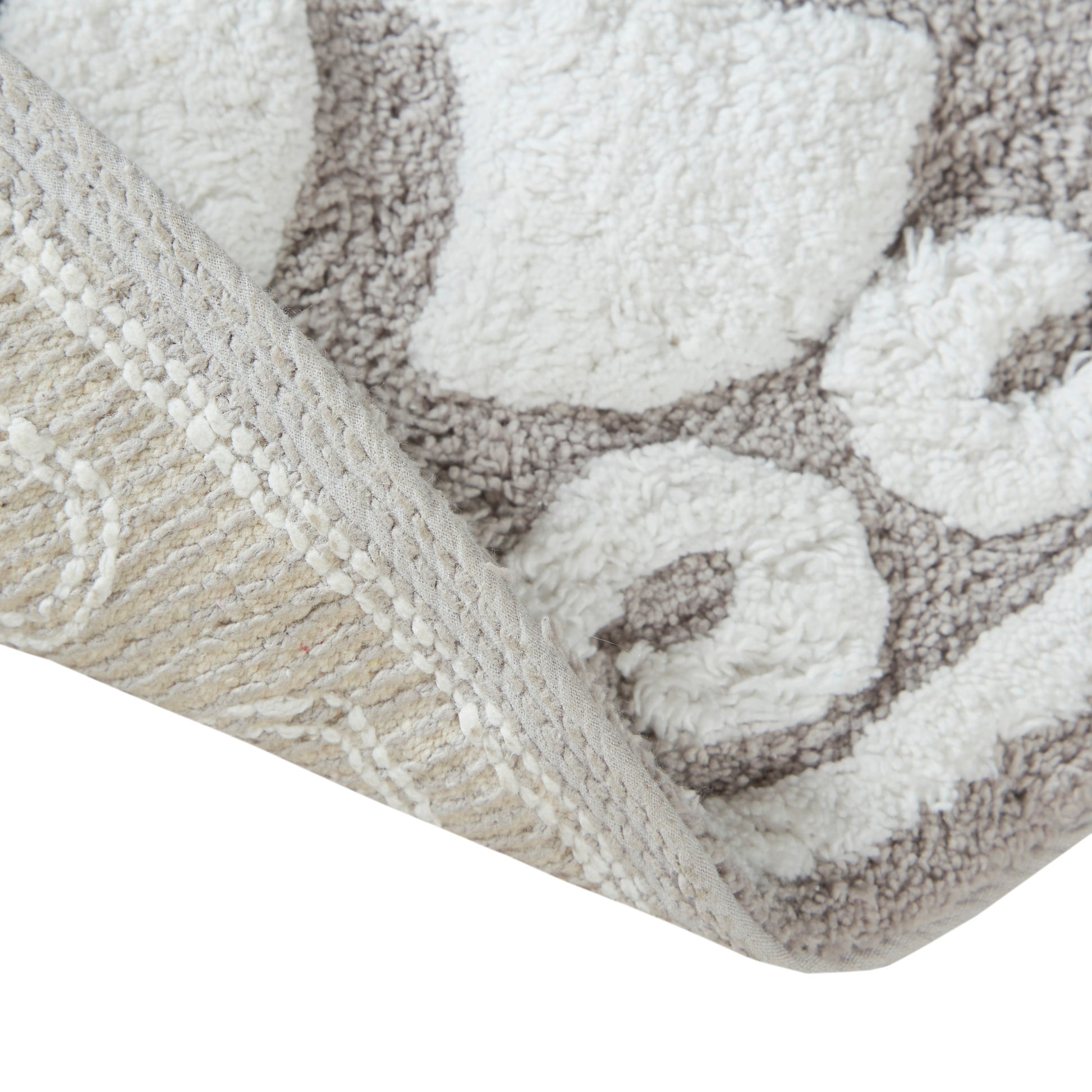 Madison Park Medallion Cotton Tufted Bath Rug