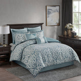 Odette 8-Piece Jacquard Comforter Set