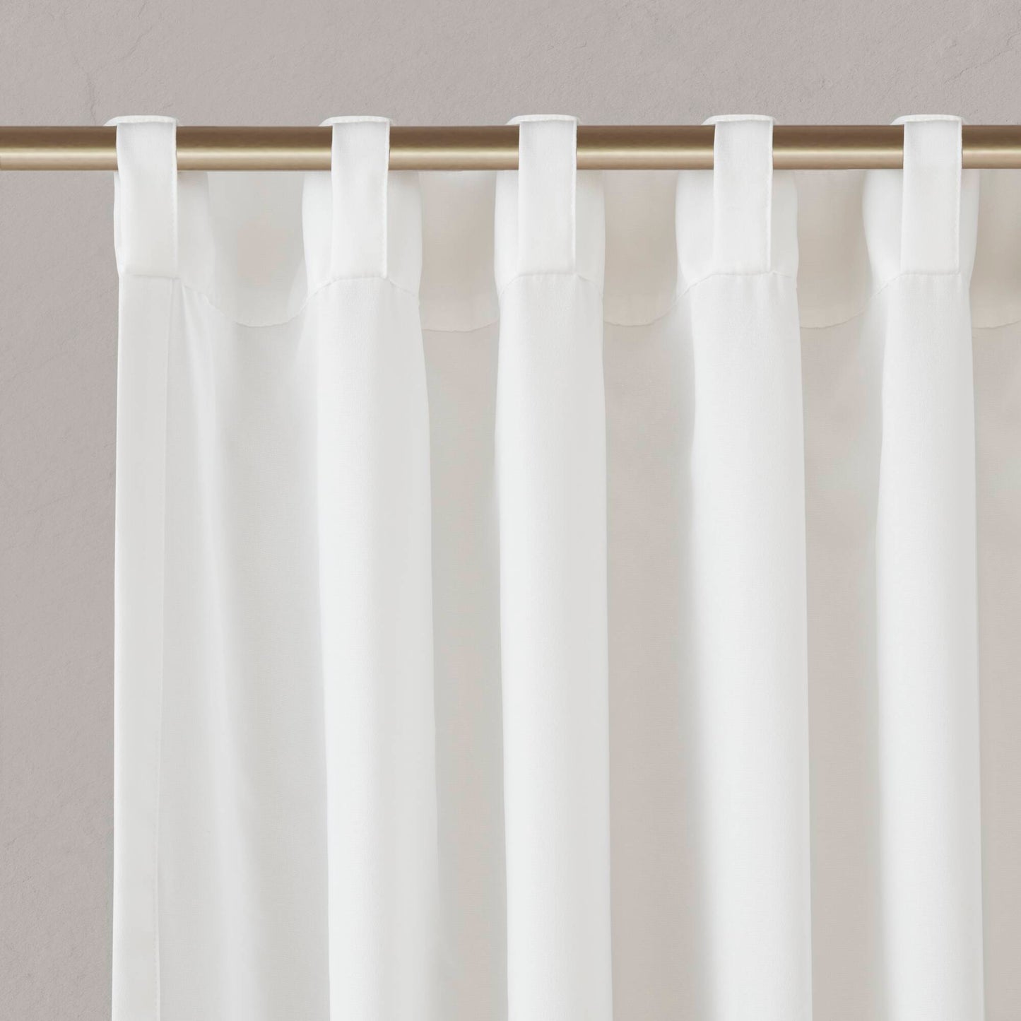 Madison Park Rod Pocket with Back Tab Privacy Curtain Pair