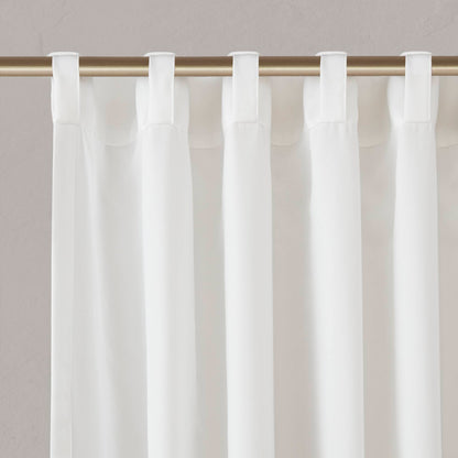 Madison Park Rod Pocket with Back Tab Privacy Curtain Pair