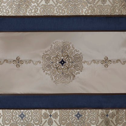 Madison Park Embroidered Shower Curtain