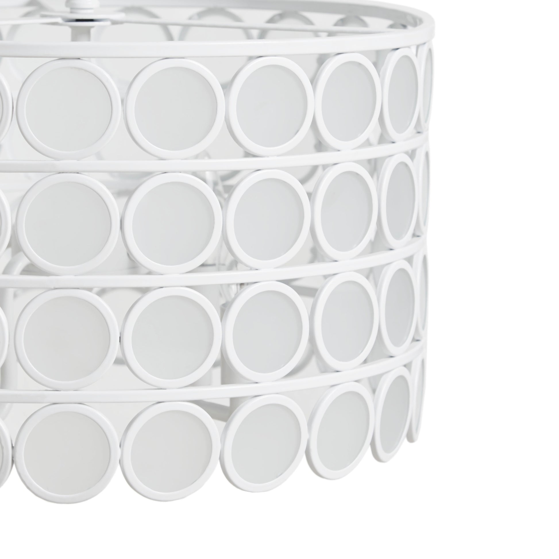 Hampton Hill 4-Light Glass Drum Shade Chandelier