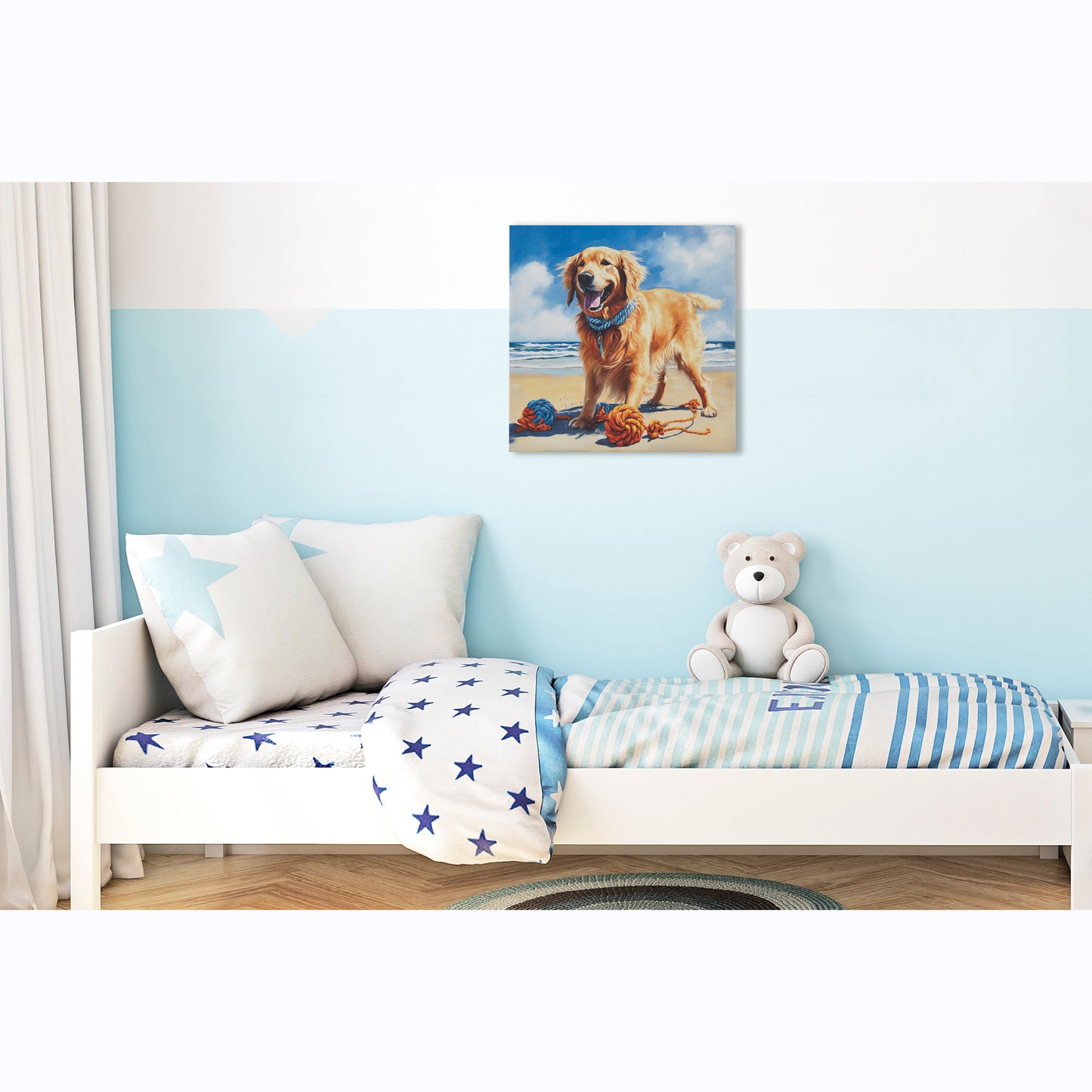 Madison Park Golden Retriever Canvas Wall Art