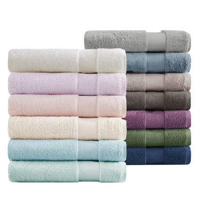 Madison Park Signature Cotton 6 Piece Bath Towel Set