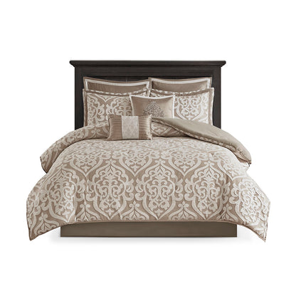 Madison Park 8 Piece Jacquard Comforter Set