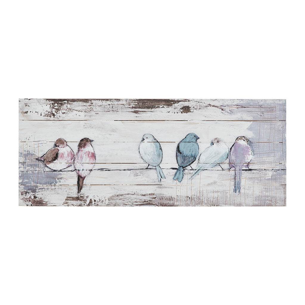 Madison Park Hand Painted Wood Plank Panel Wall Decor