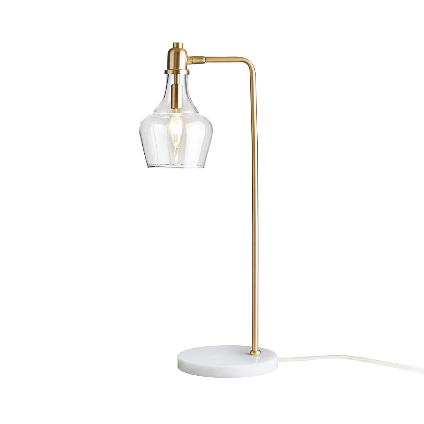 Hampton Hill 24" H Table Lamp with Marble Base