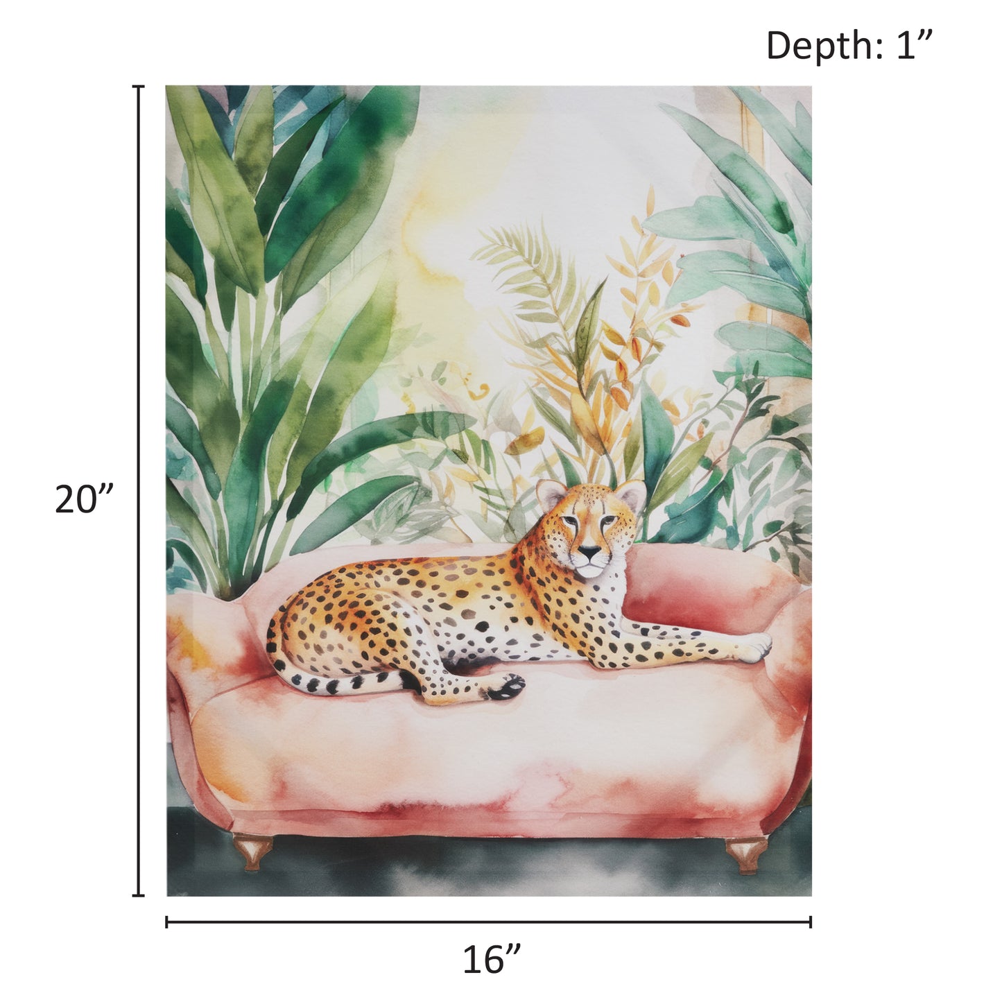 Madison Park Jungle Cheetah Canvas Wall Art